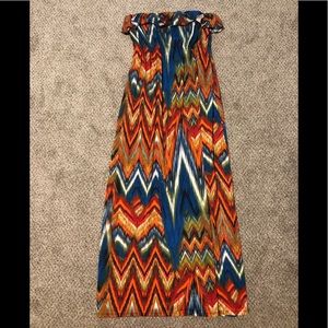 Strapless Maxi Dress